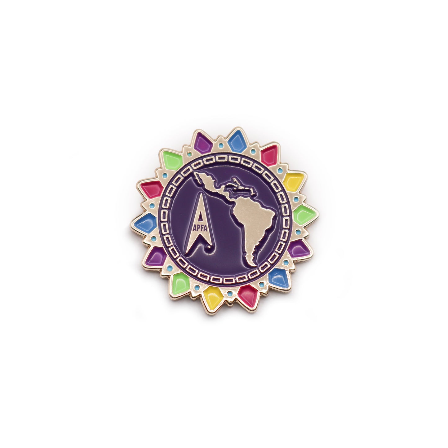 Latin-American Heritage Enamel Lapel Pin