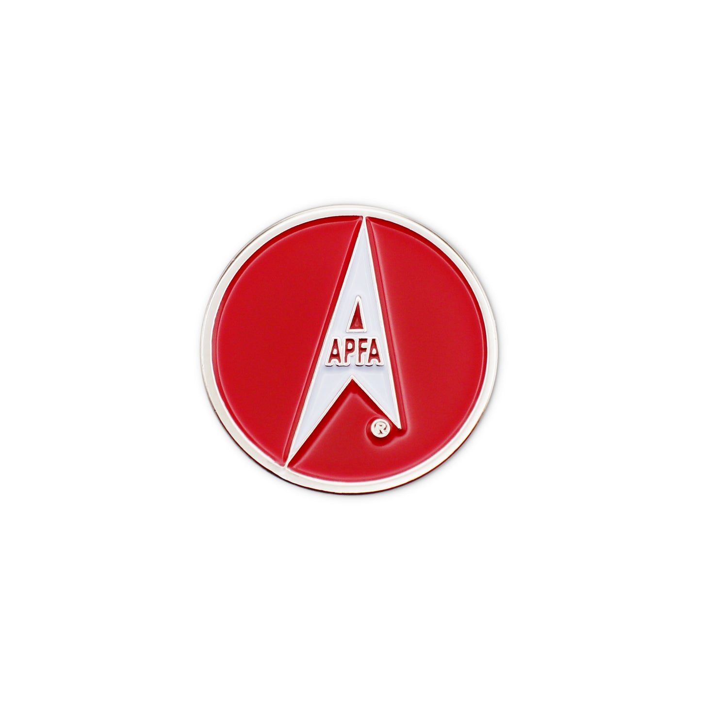 APFA RED Enamel Lapel Pin