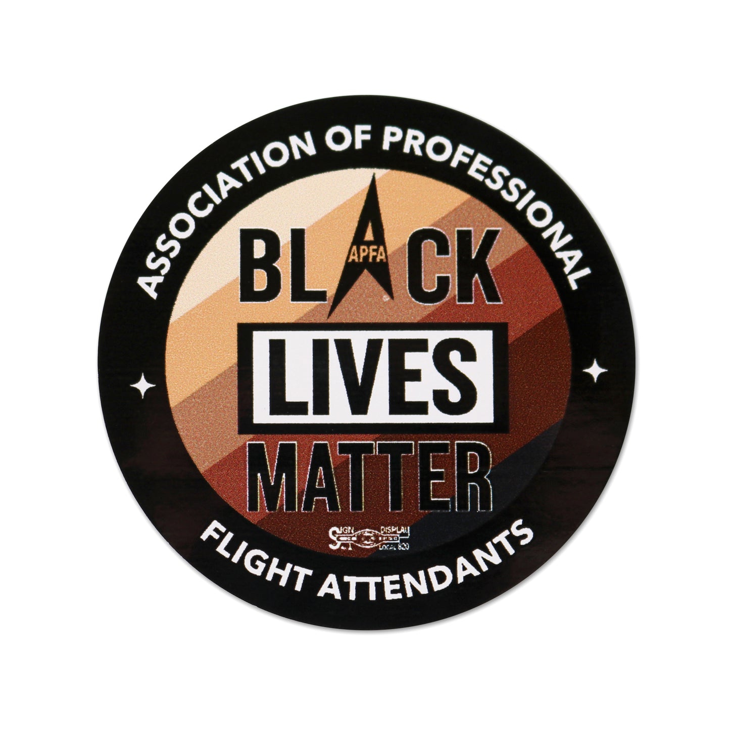 APFA Black Lives Matter Sticker - pack of 10